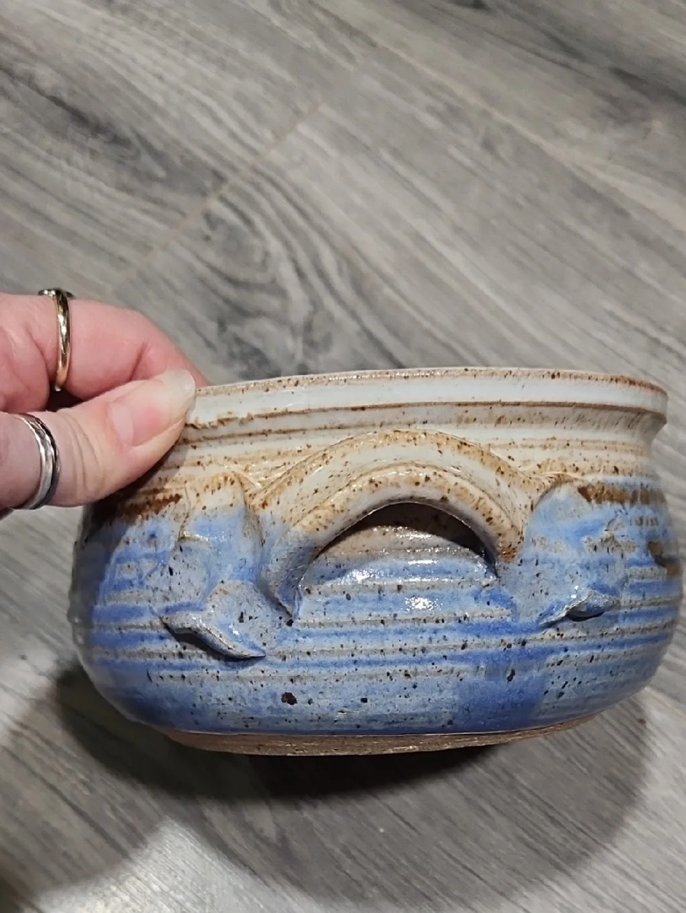 Vintage Agnes Stark Small Casserole Studio Pottery